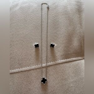 Clover Necklace Set w/ Matching Earrings